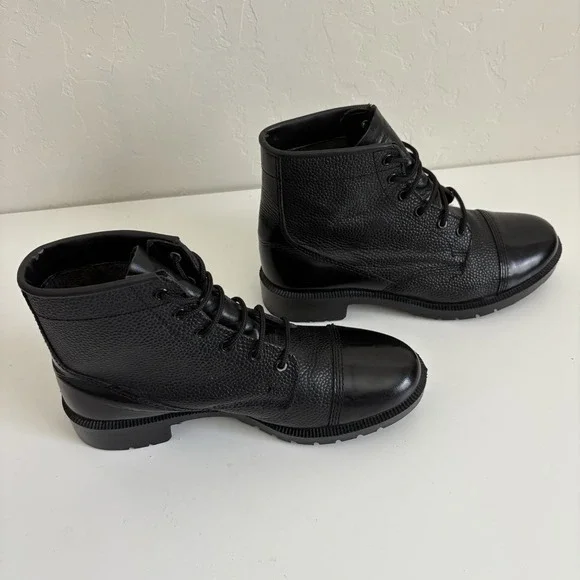 GRAFTERS M166A Black Men's 7 (Unisex) Polished Toe Cadet Combat Military Boots - Picture 6 of 12